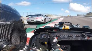 Tight Pass Laguna Seca AMG GTR [upl. by Robinson]