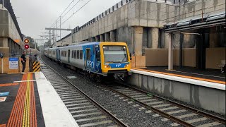 Metro X’Trapolis Arriving amp Departing the New Ringwood East Station from Lilydale  Horn Show [upl. by Ecertak]