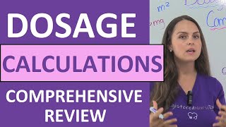 Dosage Calculations Nursing Practice Problems amp Comprehensive NCLEX Review [upl. by Ahsaeym]