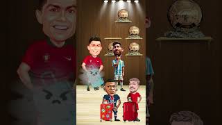 ¿Quién robó el balón de oro de Cristiano Ronaldo Mbappe Mr Beast Messi [upl. by Aryan]