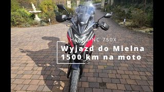 Honda NC 750X DCT  Wyjazd do Mielna 2024 [upl. by Arrahs]