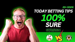 Today Football Prediction  07102024  Soccer Prediction  Betting Strategy betting prediction [upl. by Eriuqs551]