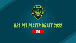 HBL PSL Player Draft 2022 Live HBLPSLDRAFT HBLPSL7 [upl. by Llennej]