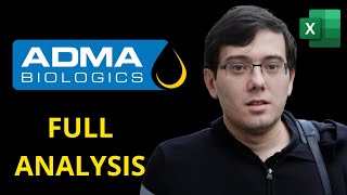 Martin Shkreli Analyse ADMA Biologics Stock Full Analysis [upl. by Lindie]