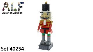 Lego Seasonal 40254 Nutcracker  Lego Speed Build Review [upl. by Seraphim]