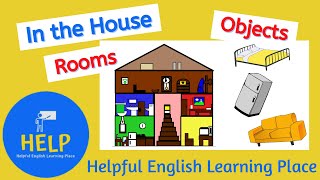 ESL Rooms in the House  Objects in Rooms [upl. by Aneloaup498]