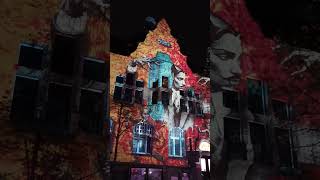 Recklinghausen leuchtet 2024 🤩 ruhrgebiet recklinghausen light lightfestival city night [upl. by Retsila]