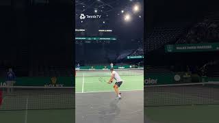 Alcaraz vs Medvedev Practice 🤤 [upl. by Alra]