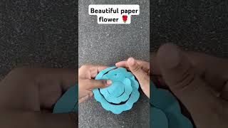 😱😱DIY easy paper flower 🌹 Asnag4q viral shor  yt short beautiful craft [upl. by Jeddy453]