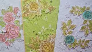 🔴LIVE first play with STIPPLED ROSES stamp set and DIES [upl. by Rather]