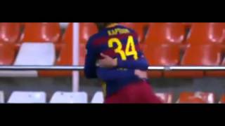 Wilfrid Kaptoum  First goal for Barcelona  Copa del Rey  100216 [upl. by Odlaumor142]