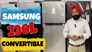 New Samsung 236 litre Convertible Fridge Features and Uses 2024 [upl. by Aicekal]