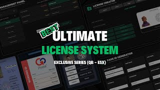 Ultimate License System  License Creator  QBESX  Best on FiveM [upl. by Debarath]