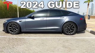 2024 Tesla Model S Plaid Interior Tour amp Setup Guide [upl. by Biron]