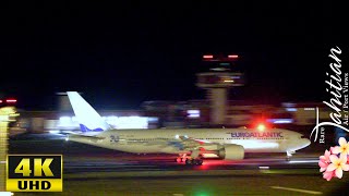 Dec 15 2023 euroAtlanticairways B777 reg CSTSW was seen departing from Tahiti [upl. by Noryv672]