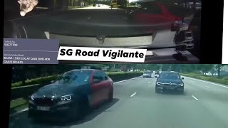 26may2021 aye SJQ7770G bmw 535 recklessly cutting off camcar [upl. by Aiekahs]