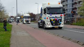 Truckrun in Rozenburg 🇳🇱 6 april 2019 [upl. by Lleinad361]