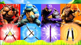 NEW TMNT Mythic Weapons in Fortnite Chapter 5 [upl. by Yevre]