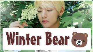 V BTS  WINTER BEAR Easy Lyrics  Indo Sub by GOMAWO [upl. by Adok]