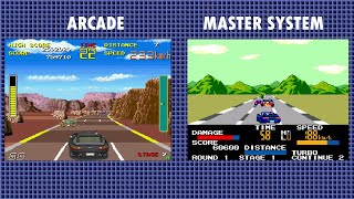 Arcade Vs Master System  Chase HQ [upl. by Raseda102]