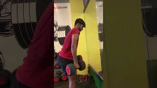 Dumbbell shrugs  20kg rjfitness gymworkout viralvideo [upl. by Townshend566]