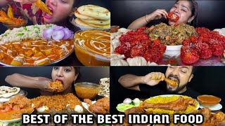 BEST SPICY INDIAN FOODS MUKBANG COMPILATION mukbang asmr [upl. by Grannie110]