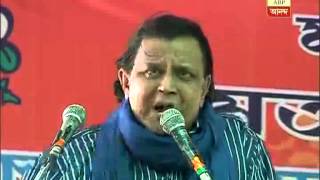 Mithun mentions ABP AnandaNielsen survey is his speech at a TMC poll rally [upl. by Hanus]