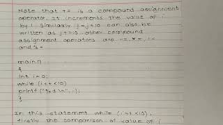 video 58  C programming more operators in while [upl. by Lenehc]