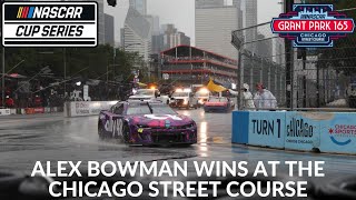 Alex Bowman Wins At The Chicago Street Course [upl. by Ereynihc]