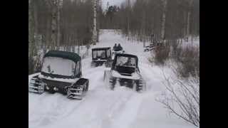 Argo 8x8s with snow tracks riding in Wyoming [upl. by Ennaisoj]