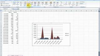 How to add remove or reposition text used to label each axis  Excel 2007 [upl. by Langan]