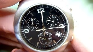 How to fit a new quartz watch movement Watch repair techniques ETA 251262 chronograph [upl. by Heda]