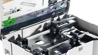 Festool LR 32 Shelf Pin and Hinge Boring System 584100  Setup and Calibration [upl. by Asiak564]