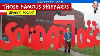 Wandering by the famous quotsolidarityquot shipyards of Gdańsk Poland [upl. by Ettennil]