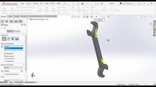 Solidworks ile ingiliz anahtarı çizimi solidworks çizim [upl. by Obbard]