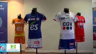 Présentation des maillots 20162017  RC Strasbourg Alsace [upl. by Dougall]