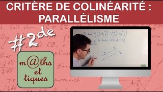 Appliquer le critère de colinéarité pour démontrer le parallélisme  Seconde [upl. by Iverson168]