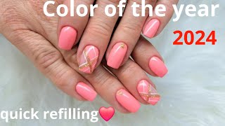 Quick Filling with Color of the Year for Beginners [upl. by Sarnoff]