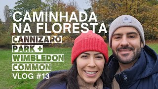 Caminhada na Floresta do Wimbledon Common e Cannizaro Park  VLOG 13 [upl. by Alinna]