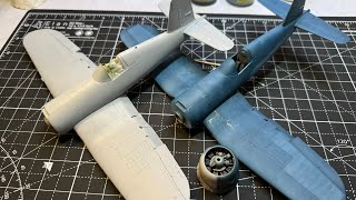 Tamiya 148 F4U1A Corsair Part 3 [upl. by Airel]