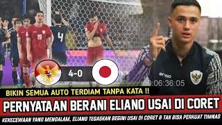 🔴BIKIN SEMUA PUBLIK TERDIAM  ELIANO TAK SEGAN2 NGOMONG GINI USAI DIRINYA TAK BISA PERKUAT TIMNAS [upl. by Lyrehs656]