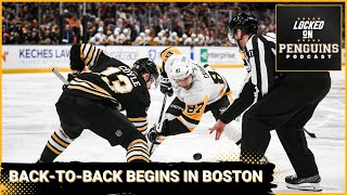 Penguins kickoff a weekend backtoback with a Black Friday matchup in Boston [upl. by Aicenek]