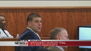 Witness says he saw Hernandez slain man in same club [upl. by Analihp]