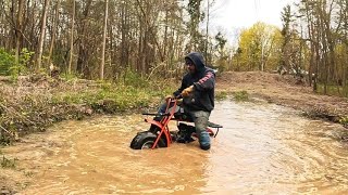 Putting a Harbor Freight PREDATOR MOTOR 212cc in a Tractor Supply Mini Bike [upl. by Alves]