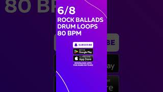 68 ROCK BALLADS DRUM LOOPS 80 BPM [upl. by Laurella]