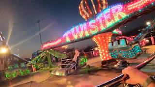 Twister  On Ride POV  Scarrotts Easter Fair  20th April 2019 [upl. by Mohammad344]