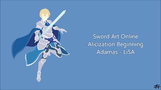 Sword Art Online Alicization Beginning Opening 1 FULL Lyrics [upl. by Meingolda]