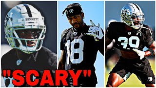 Raiders Secondary has DOMINATED Training Camp Early on [upl. by Hanafee185]