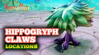 Hippogryph Claw Locations in Visions of Mana  How to Gather Hippogryph Talons [upl. by Christos]