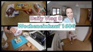 Daily Vlog 8  Wochenplanung  Wocheneinkauf 160€ [upl. by Hazlett]